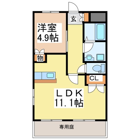 Ｍコンフォールの物件間取画像